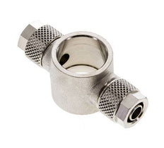 Conector Latón Niquelado Banjo en T 8x6 & G3/8'' de Rosca
