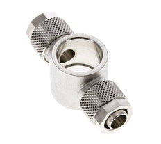 Conector Latón Niquelado en T 10x8 & G3/8'' de Rosca