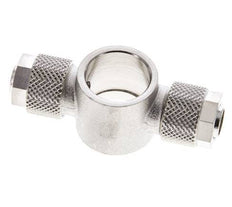 Conector Latón Niquelado en T 10x8 & G3/8'' de Rosca