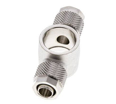 Conector Latón Niquelado en T 10x8 & G3/8'' de Rosca