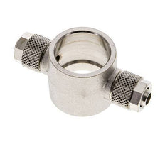 Conector Latón Niquelado Banjo en T 8x6 & G1/2'' de Rosca