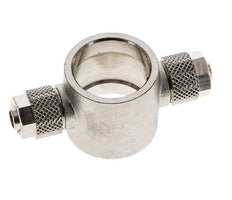 Conector Latón Niquelado Banjo en T 8x6 & G1/2'' de Rosca