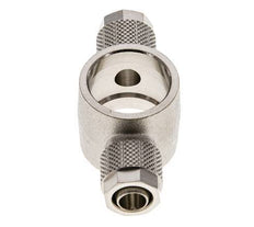 Conector Latón Niquelado en T 10x8 & G1/2'' de Rosca