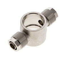 Conector Latón Niquelado en T 10x8 & G1/2'' de Rosca