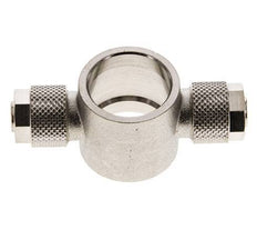 Conector Latón Niquelado en T 10x8 & G1/2'' de Rosca