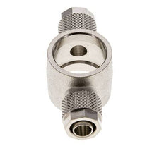 Conector Latón Niquelado en T 10x8 & G1/2'' de Rosca