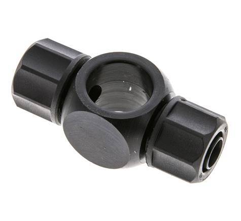 Conector de Aluminio Banjo en T 11.6x9 & G3/8'' de Rosca