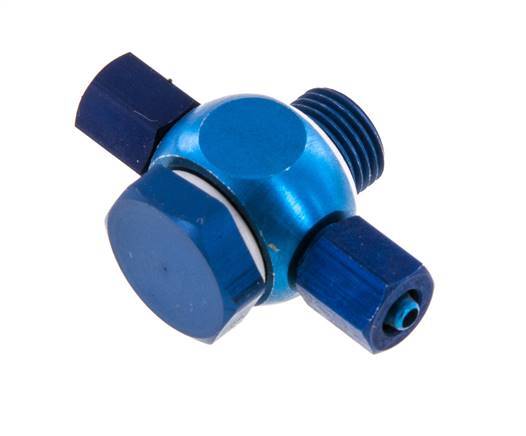 Racor A Presión en T Banjo de Aluminio con Junta Tórica 4.3x3 & G1/8'' [10 Piezas]