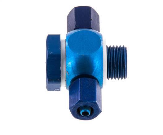 Racor A Presión en T Banjo de Aluminio con Junta Tórica 4.3x3 & G1/8'' [10 Piezas]