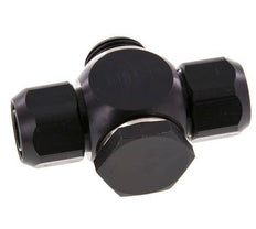 Racor A Presión en T Banjo de Aluminio con Junta Tórica 17.6x13 & G1/2'' [5 Piezas]