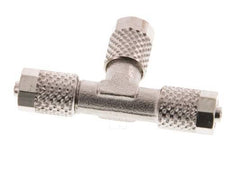 Conector Latón Niquelado en T 5x3 de Rosca [2 piezas]