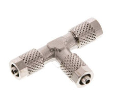 Conector Latón Niquelado en T 5x3 de Rosca [2 piezas]