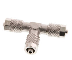 Conector Latón Niquelado en T 5x3 de Rosca [2 piezas]