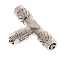 Conector Latón Niquelado en T 5x3 de Rosca [2 piezas]