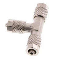 Conector Latón Niquelado en T 5x3 de Rosca [2 piezas]
