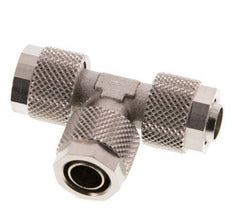 Conector Latón Niquelado en T 10x8 de Rosca [2 piezas]