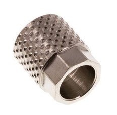 Tuerca de Latón Niquelado 6x4mm (M8x0,75) [20 piezas]