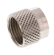 Tuerca de Latón Niquelado 8x6mm (M12x1) [20 piezas]