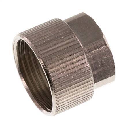 Tuerca de Latón Niquelado 11,6x9mm (M16x1) [5 piezas]