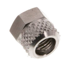 Tuerca de Acero Inoxidable 6x4mm (M8x1) [2 piezas]