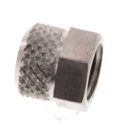Tuerca de Acero Inoxidable 6x4mm (M8x1) [2 piezas]