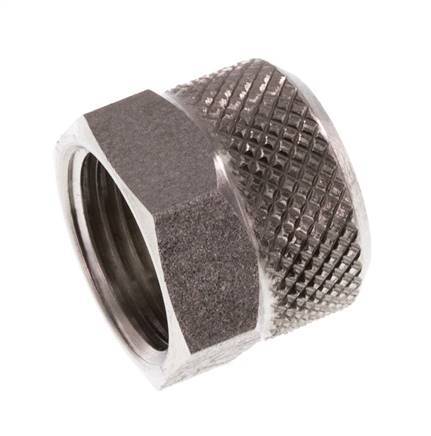 Tuerca de Acero Inoxidable 8x6mm (M12x1) [2 piezas]
