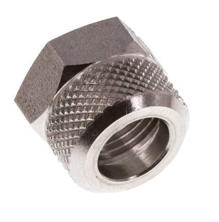 Tuerca de Acero Inoxidable 8x6mm (M12x1) [2 piezas]