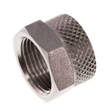 Tuerca de unión de acero inoxidable 10x8mm (M14x1)