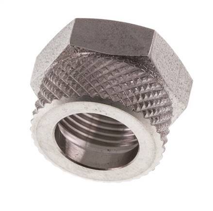 Tuerca de unión de acero inoxidable 10x8mm (M14x1)
