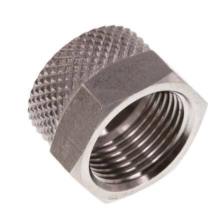 Tuerca de unión de acero inoxidable 10x8mm (M14x1)