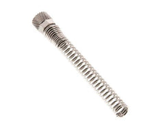 Tuerca de Latón Niquelado 6x4mm (M10x1) Protección contra dobleces [2 piezas]