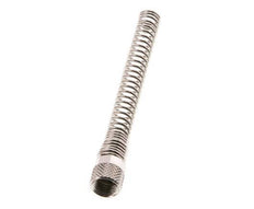 Tuerca de Latón Niquelado 6x4mm (M10x1) Protección contra dobleces [2 piezas]