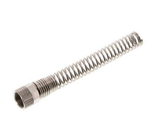 Tuerca de Latón Niquelado 8x6mm (M12x1) Protección contra dobleces [2 piezas]