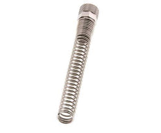 Tuerca de Latón Niquelado 8x6mm (M12x1) Protección contra dobleces [2 piezas]