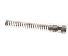 Tuerca de Latón Niquelado 8x6mm (M12x1) Protección contra dobleces [2 piezas]