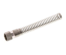 Tuerca de Latón Niquelado 10x8mm (M14x1) Protección contra dobleces [2 piezas]
