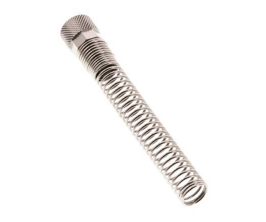 Tuerca de Latón Niquelado 10x8mm (M14x1) Protección contra dobleces [2 piezas]