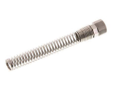 Tuerca de Latón Niquelado 10x8mm (M14x1) Protección contra dobleces [2 piezas]