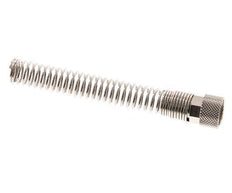 Tuerca de Latón Niquelado 10x8mm (M14x1) Protección contra dobleces [2 piezas]