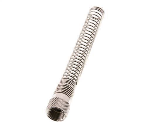 Tuerca de Latón Niquelado 10x8mm (M14x1) Protección contra dobleces [2 piezas]
