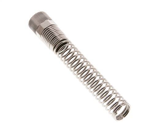 Tuerca de Latón Niquelado 12x10mm (M16x1) Protección contra dobleces [2 piezas]