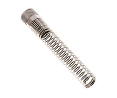 Tuerca de Latón Niquelado 12x10mm (M16x1) Protección contra dobleces [2 piezas]