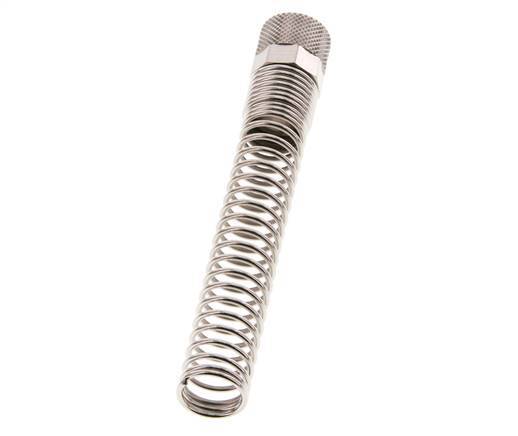 Tuerca de Latón Niquelado 12x10mm (M16x1) Protección contra dobleces [2 piezas]