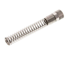 Tuerca de Latón Niquelado 12x10mm (M16x1) Protección contra dobleces [2 piezas]