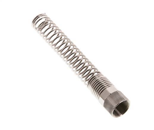 Tuerca de Latón Niquelado 12x10mm (M16x1) Protección contra dobleces [2 piezas]