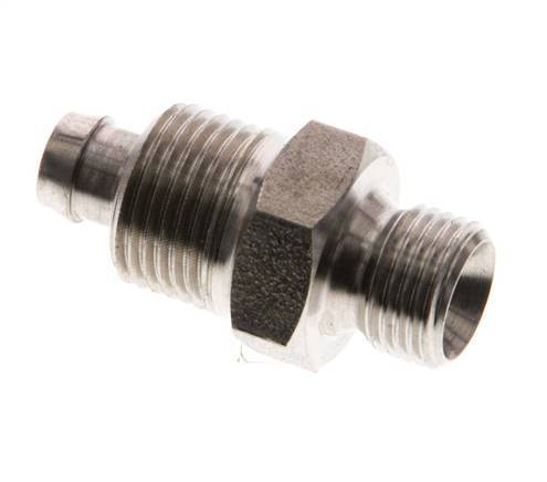 8x6 & G1/8'' Acero inoxidable 1.4571 Racor recto con rosca macho