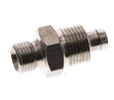 8x6 & G1/8'' Acero inoxidable 1.4571 Racor recto con rosca macho
