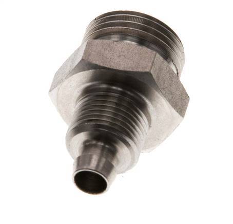 8x6 y G3/8'' Acero inoxidable 1.4571 Racor recto con rosca macho