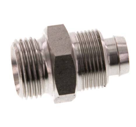 12x10 & G3/8'' Acero inoxidable 1.4571 Racor recto con rosca macho