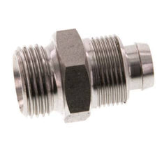 12x10 & G3/8'' Acero inoxidable 1.4571 Racor recto con rosca macho